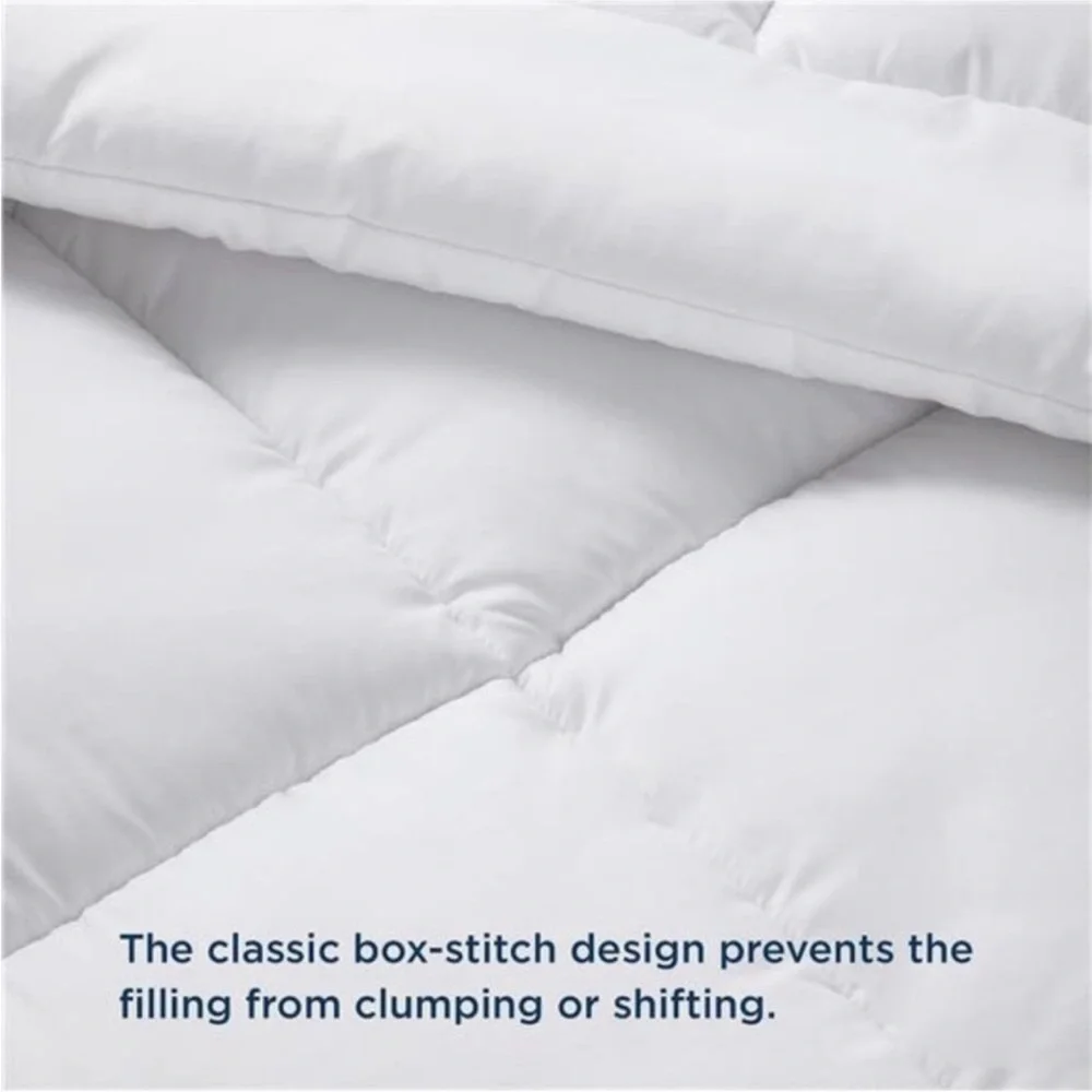 Queen Comforter Duvet Insert - Quilted White Comforters Queen Size, All Season